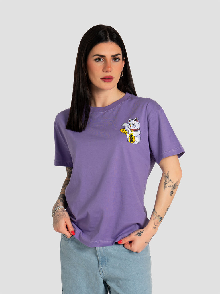 GROOVE SHIRT63FORTUNE CAT LILLA