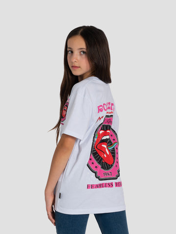 GROOVE SHIRT18ROCKSTAR BIANCO