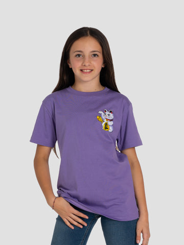 GROOVE SHIRT18FORTUNE CAT LILLA