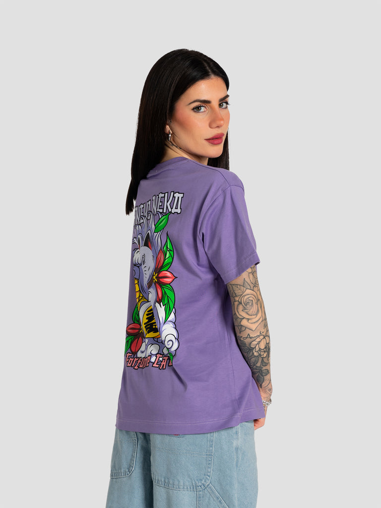 GROOVE SHIRT63FORTUNE CAT LILLA
