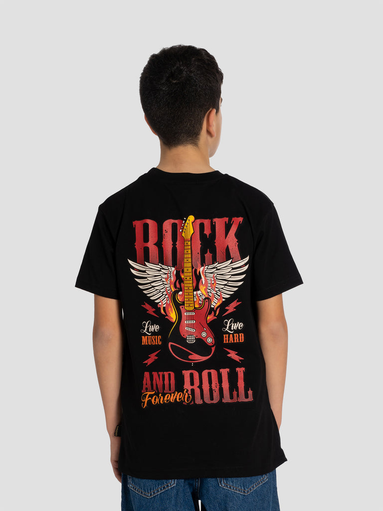 GROOVE SHIRT18GUITAR ROCK NERO
