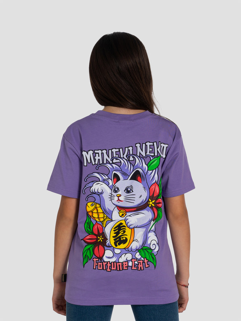 GROOVE SHIRT18FORTUNE CAT LILLA