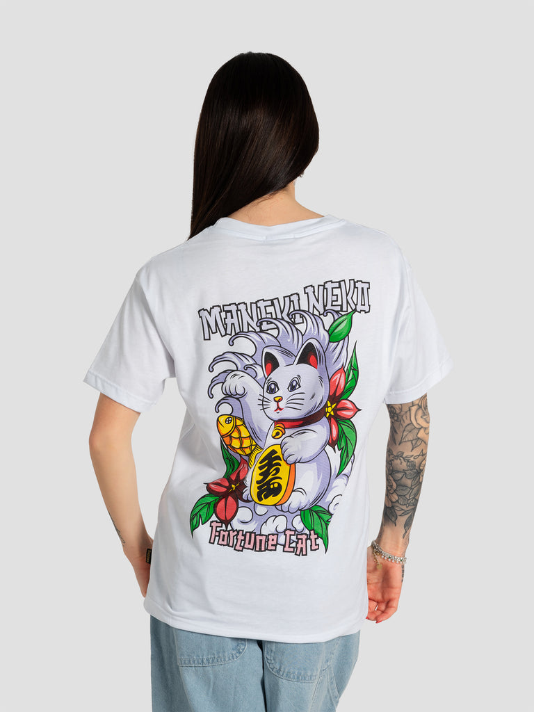 GROOVE SHIRT63FORTUNE CAT BIANCO