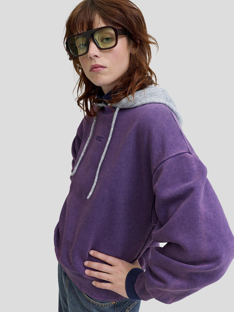 JXLIPPA LOOSE LS WASH CREW SWT 12286268 PETUNIA JJXX 