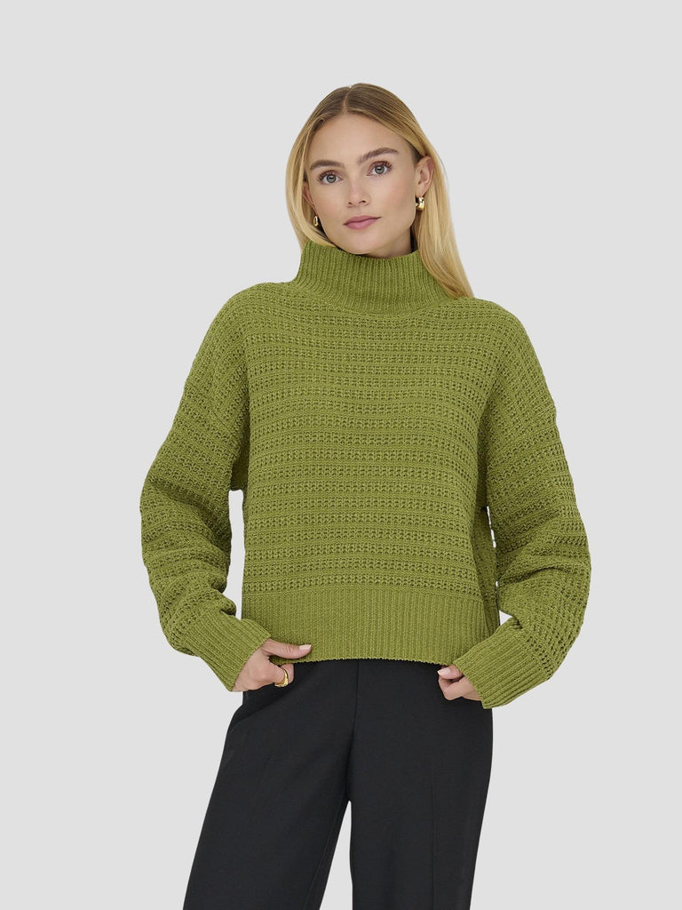 ONLGLOBE LS HIGHNECK BF KNT 15358582 PEAT MOSS ONLY 