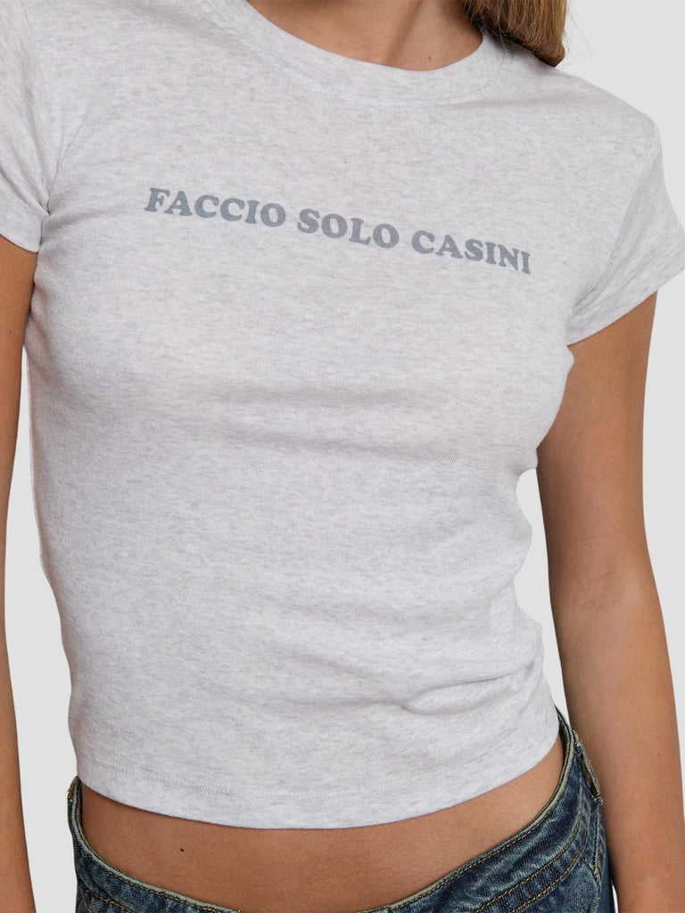 T-SHIRT CON STAMPA TIROLO-CASINI PEARL MEL SUITE BENEDICT 