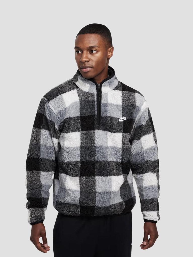 CLUB MEN'S WINTERIZED HALF ZIP FZ0896 010 NIKE 