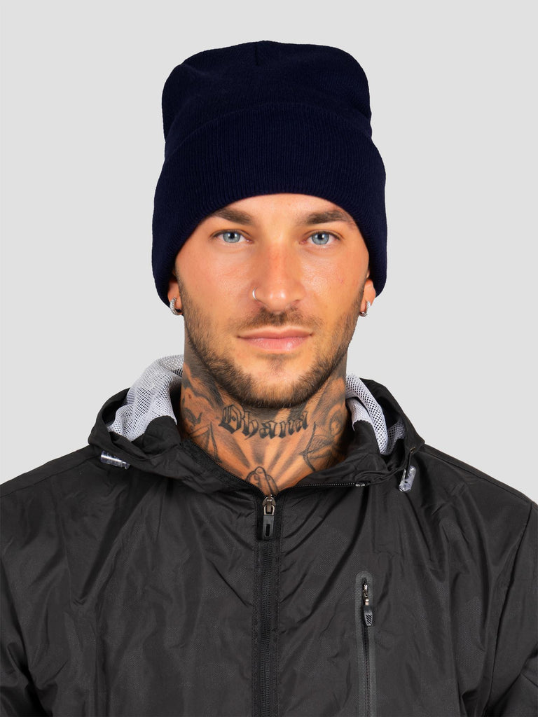 BASIC BEANIE GRO2000 BLU NAVY GROOVE 