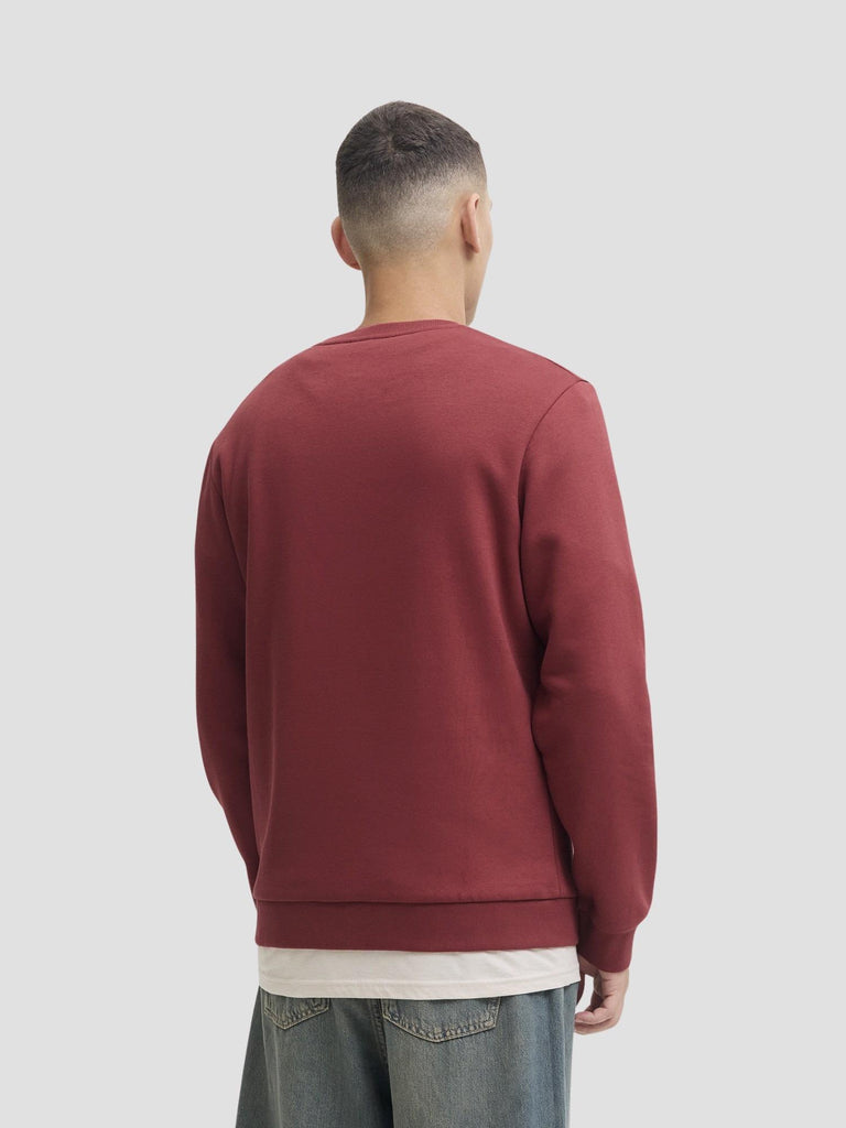 JJCHRISTMAS SWEAT CREW NECK XMAS 12279225 BRICK RED JACK&JONES 