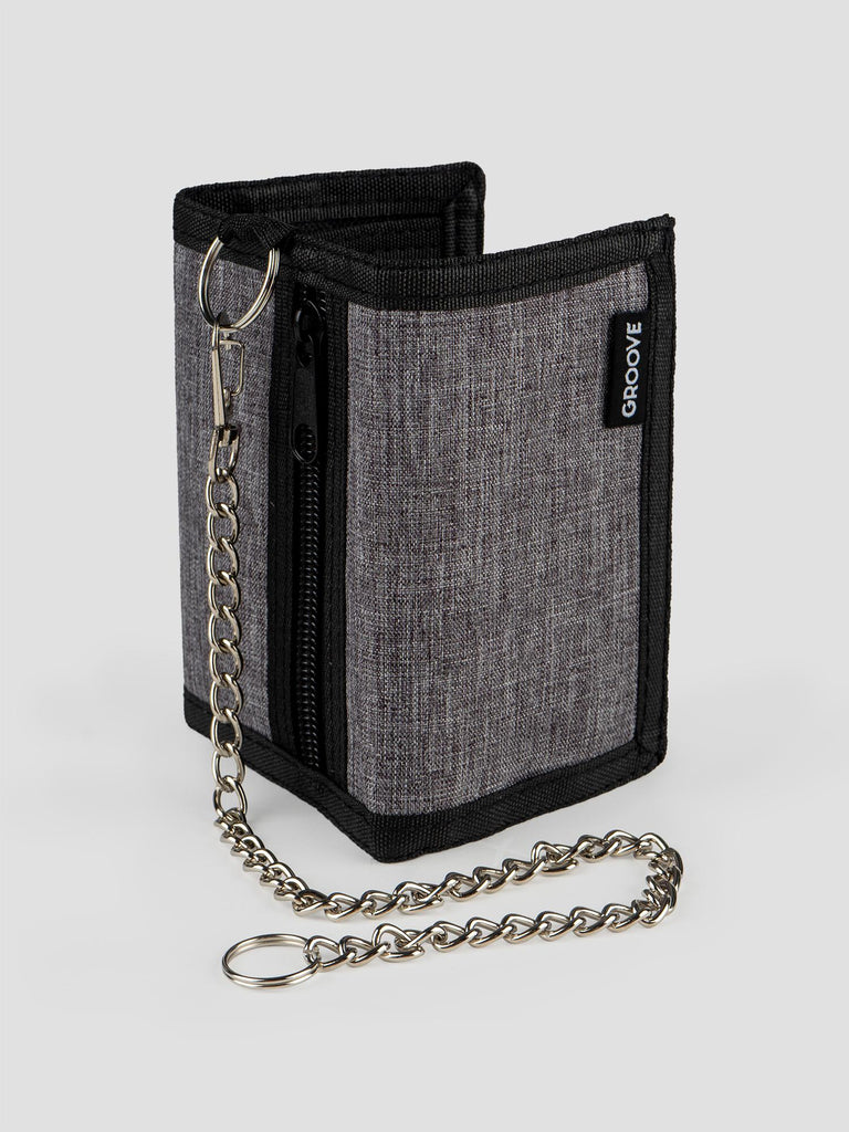BASIC WALLET CHAIN GRO7021 GREY MELANGE GROOVE 