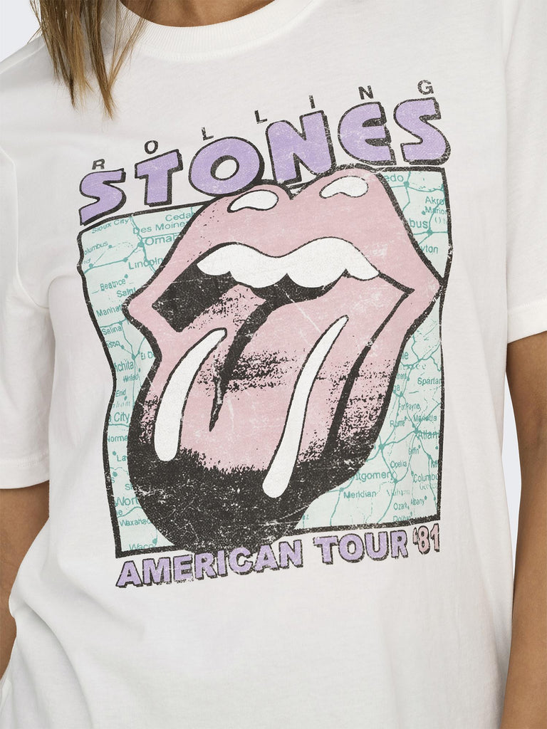 ONLROLLING STONES LIFE S/S TOP BOX JRS 15345922 AMERICAN TOUR ONLY 