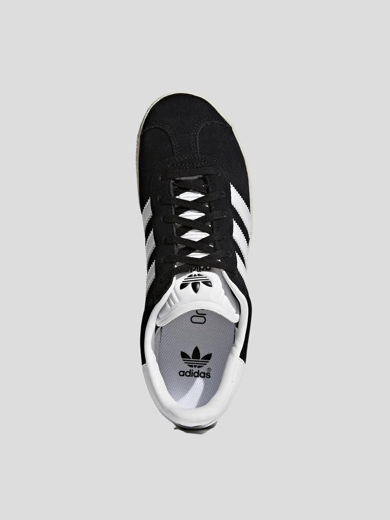 GAZELLE J BB2502 BLACK WHITE ADIDAS 