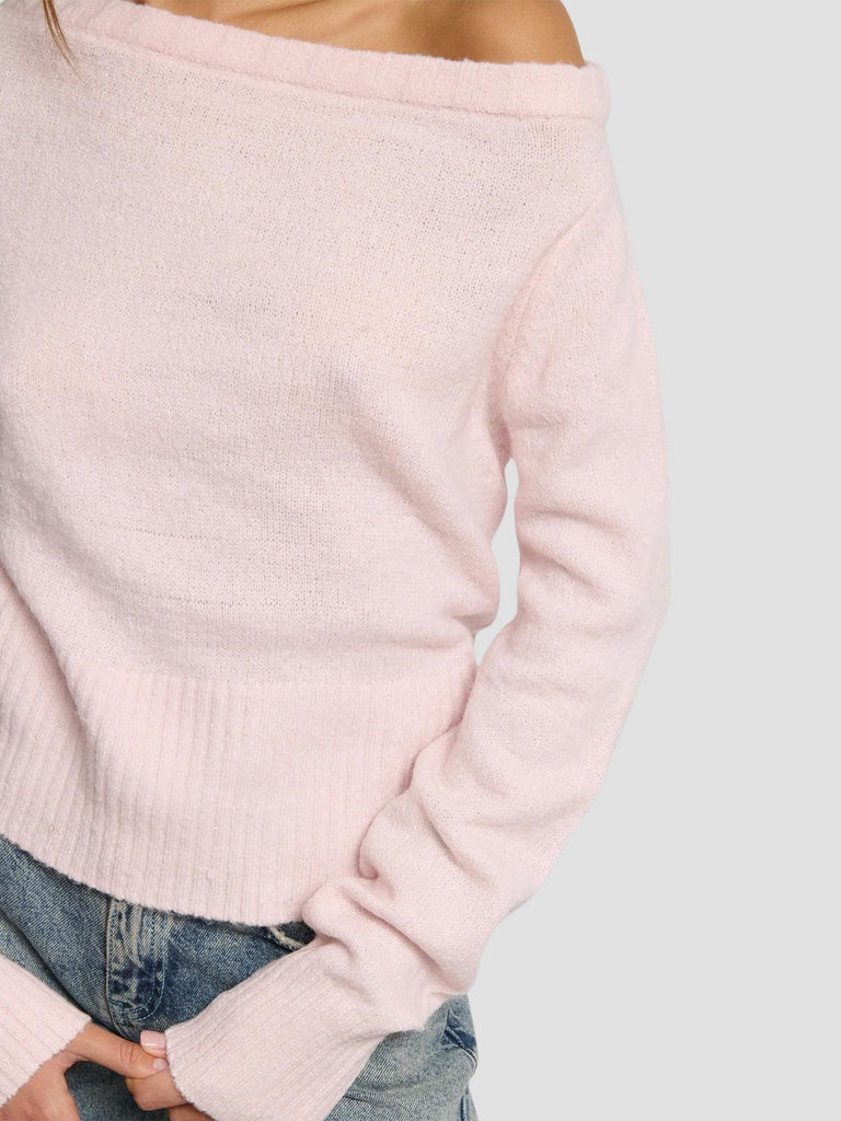MAGLIA CON SPALLE SCOPERTE PINTA252 PINK SUITE BENEDICT 