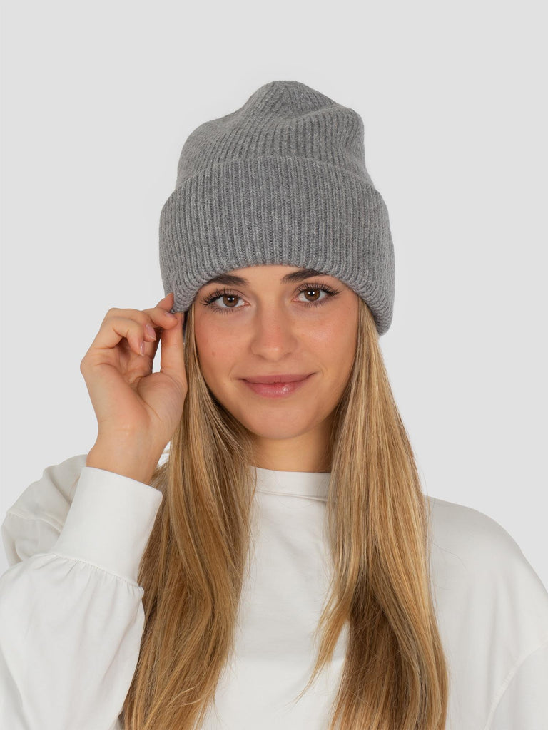 BEANIE MISTO LANA FASCIA ALTA GRO2013 GRIGIO MELANGE GROOVE 