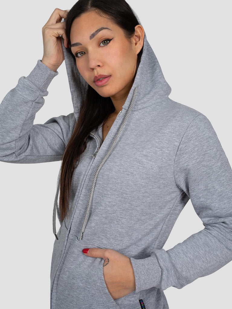 ZIP CAPPUCCIO PESO MEDIO BARL308W GRIGIO CHIARO GROOVE 