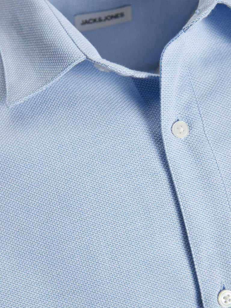 JJJOE STRUCTURE SHIRT L/S 12280553 CASHMERE BLUE JACK&JONES 