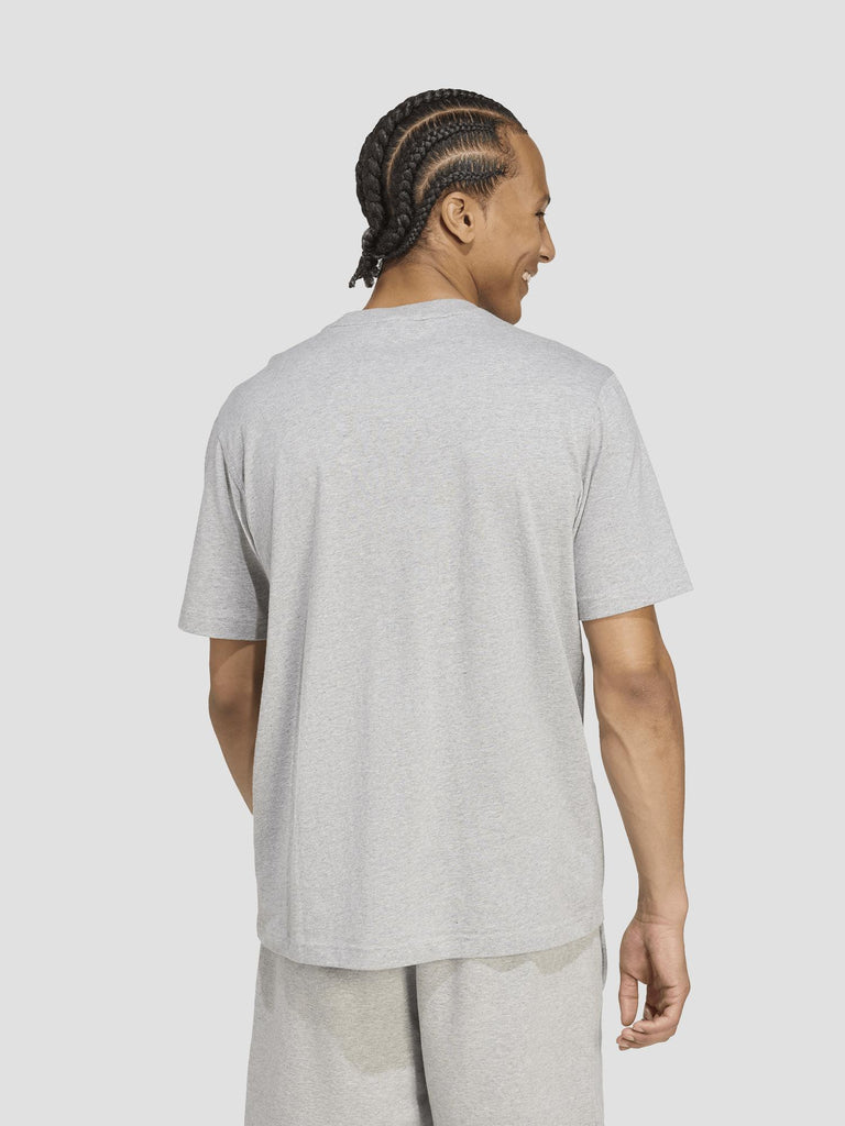 TREFOIL ESS TEE JY6267 GREY WHITE ADIDAS 