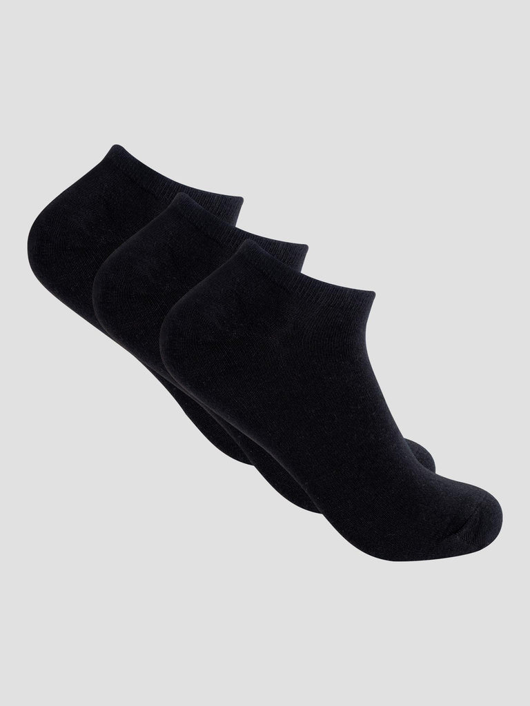3 PCS LOW SOCK GRO1018 BLACK GROOVE 