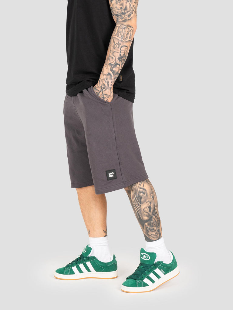 GROOVE BERMUDA FELPA PATCH BARL207 PIOMBO GROOVE 