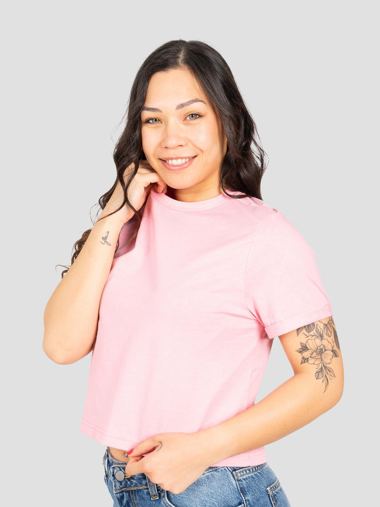 CROPPED JERSEY BARL102W PINK GROOVE 