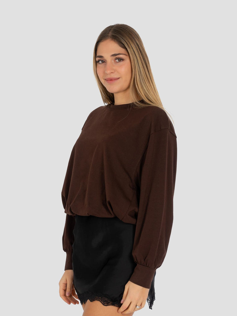 ELASTICO FONDO COTONE N1875 MARRONE GROOVE 