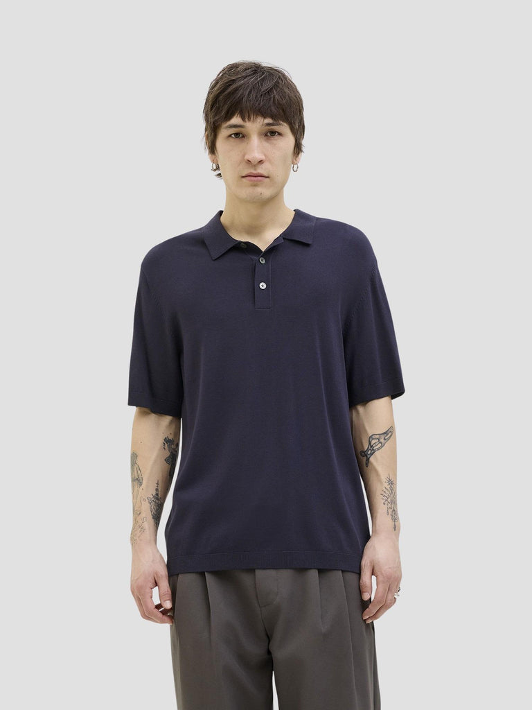 JPRCCWILLIAM KNIT POLO SS 12275454 NIGHT SKY JACK&JONES 