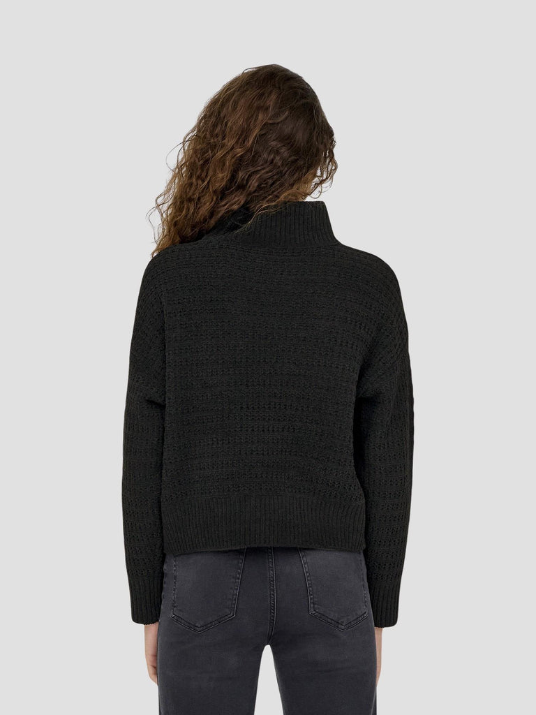 ONLGLOBE LS HIGHNECK BF KNT 15358582 BLACK ONLY 
