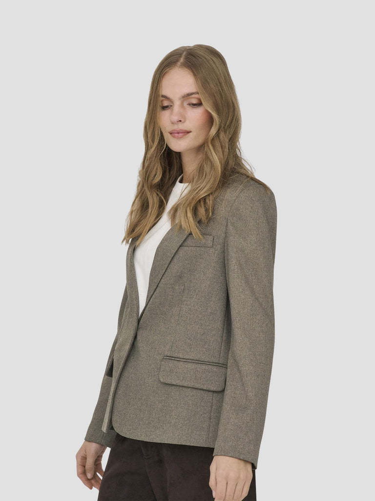 JDYHAYES L/S BLAZER TLR 15356639 TEAK JACQUELINE DE YONG 