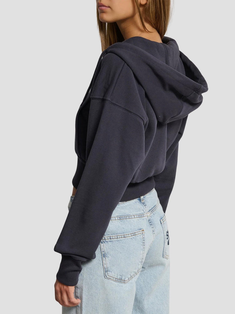 FELPA CON CAPPUCCIO CROP KOREA252 MIDNIGHT SUITE BENEDICT 
