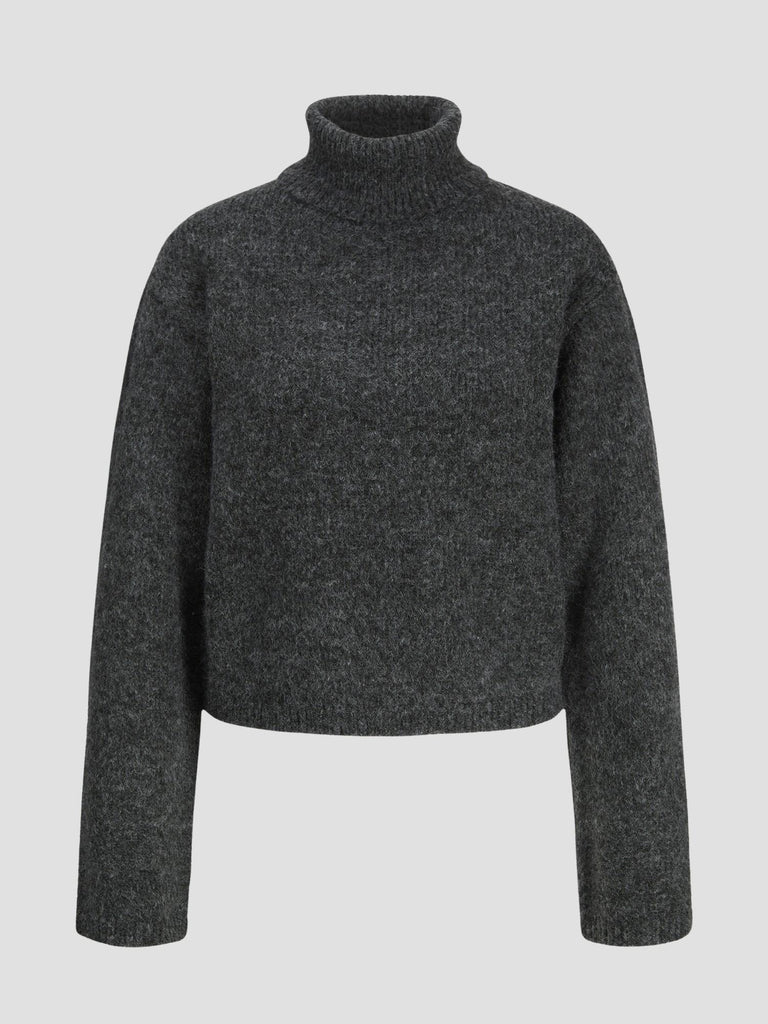 JXROSANNA ROLL NECK KNIT 12264137 DARK GREY MELANGE JJXX 