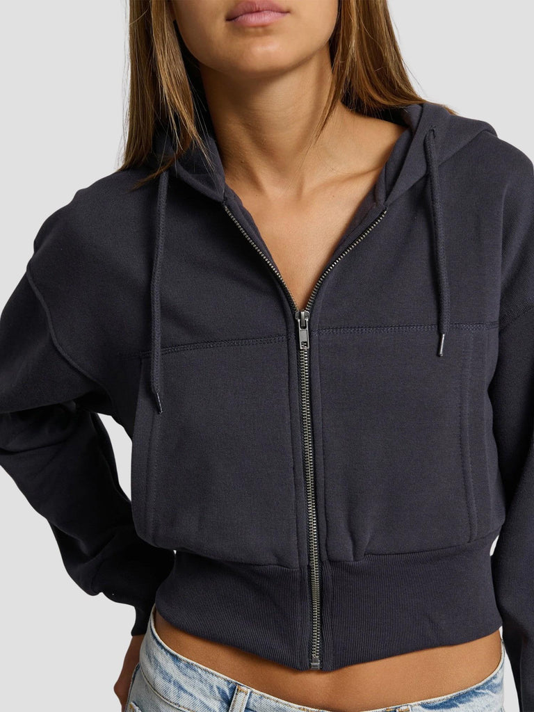 FELPA CON CAPPUCCIO CROP KOREA252 MIDNIGHT SUITE BENEDICT 