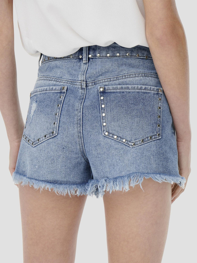 ONLPACY HW STUDDED DNM SHORTS BJ 15231006 MEDIUM BLUE DENIM ONLY 