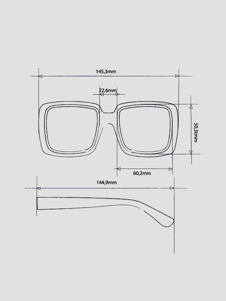 MONTATURA SQUARE SOFT TOUCH OK027 BK PIU' FORTY 