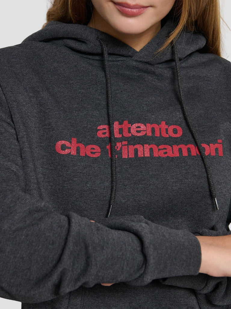 FELPA OVERSIZE STAMPA KEIRA-ATTENTOB BLACK WASHED SUITE BENEDICT 