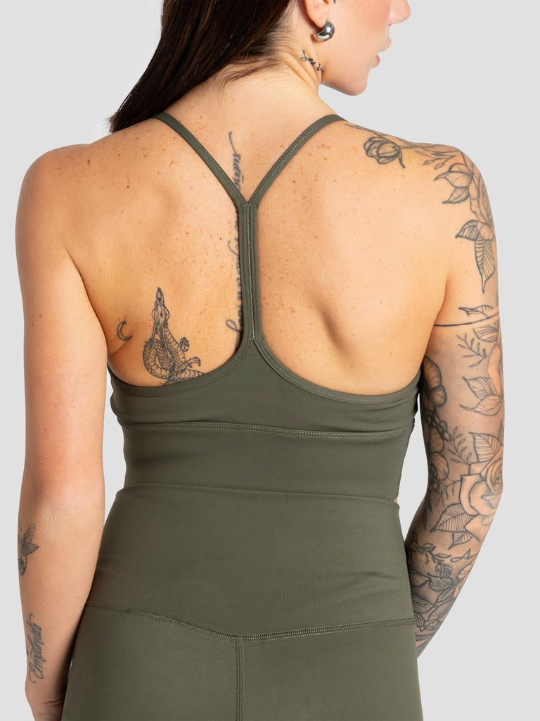 TOP TECNICO IMBOTTITO TU TECHTOP001 VERDE GROOVE 