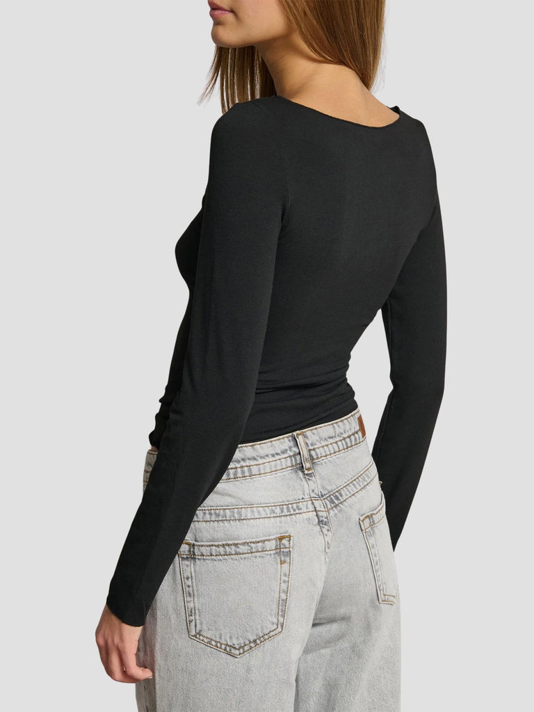 MAGLIETTA ADERENTE A MANICA LUNGA GIAKARTA BLACK SUITE BENEDICT 