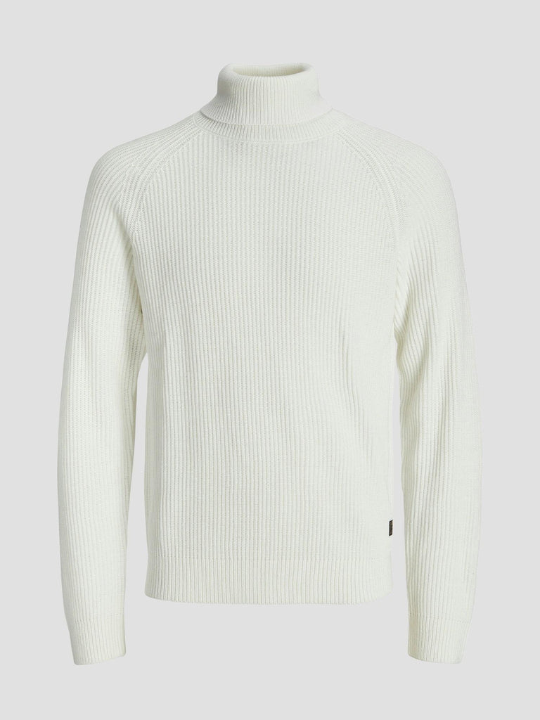 JJPANNEL KNIT ROLL NECK AW25 12278918 CLOUD DANCER JACK&JONES 