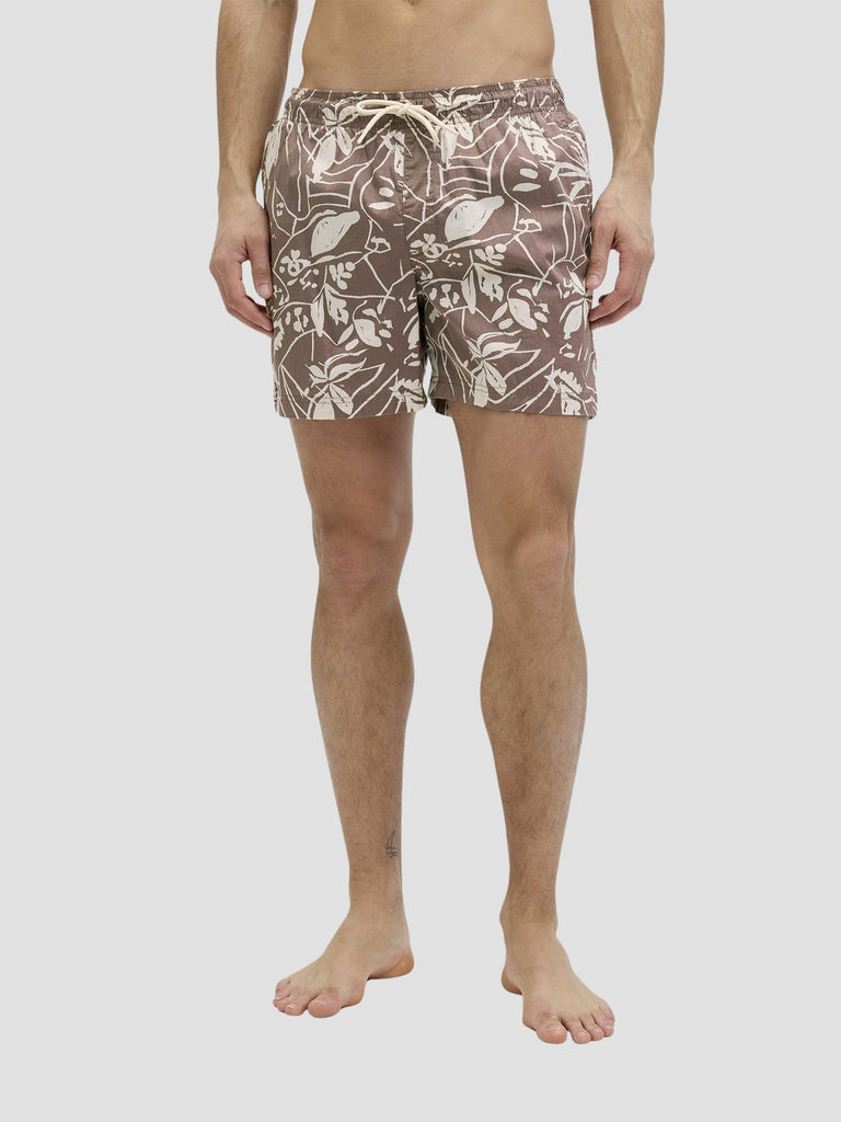 JPSTMAUI JJSWIM VINTAGE AOP AKM 12273018 DEEP TAUPE JACK&JONES 