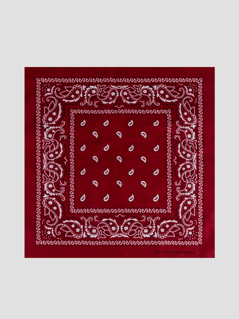 CLASSIC BANDANA BAN01 BURGUNDY GROOVE 