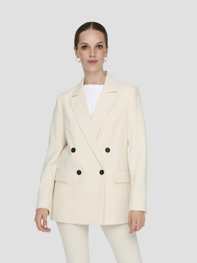 ONLCASEY LIFE L/S DOUBLE BLAZER CC TLR 15338768 CLOUD DANCER ONLY 