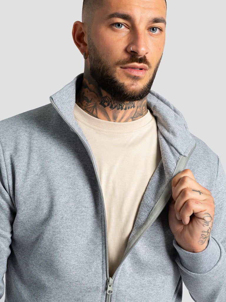 ZIP GIROCOLLO BARL340 GRIGIO GROOVE 