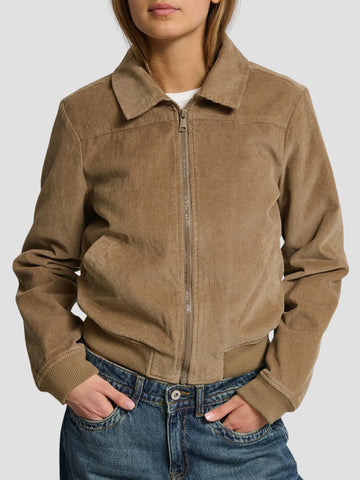 GIACCA BOMBER VELLUTO A COSTE OAXACA252 BEIGE SUITE BENEDICT 