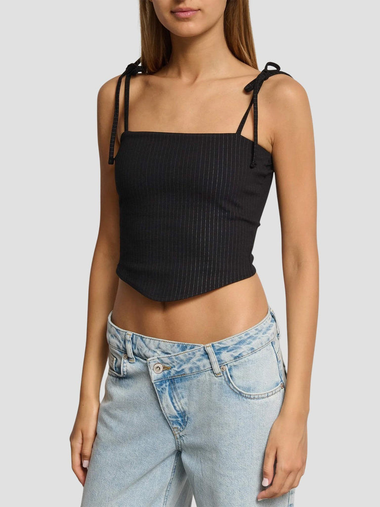 TOP TESSUTO GESSATO GRIP GESS NERO SUITE BENEDICT 