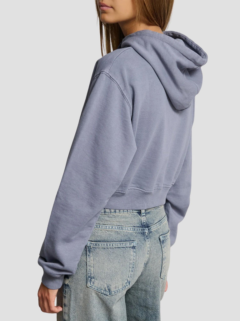 FELPA CON CAPPUCCIO KAROL INDIGO WASHED SUITE BENEDICT 