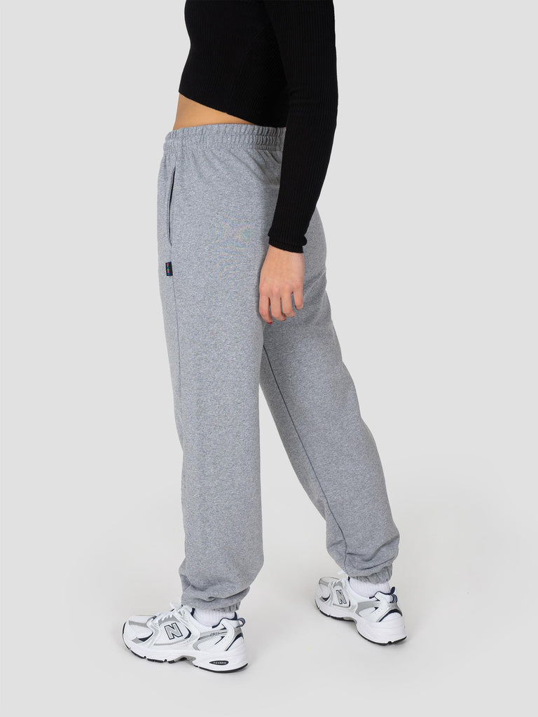 JOGGER FELPA LARGE PESO MEDIO SWEPAN404W GRIGIO MELANGE GROOVE 