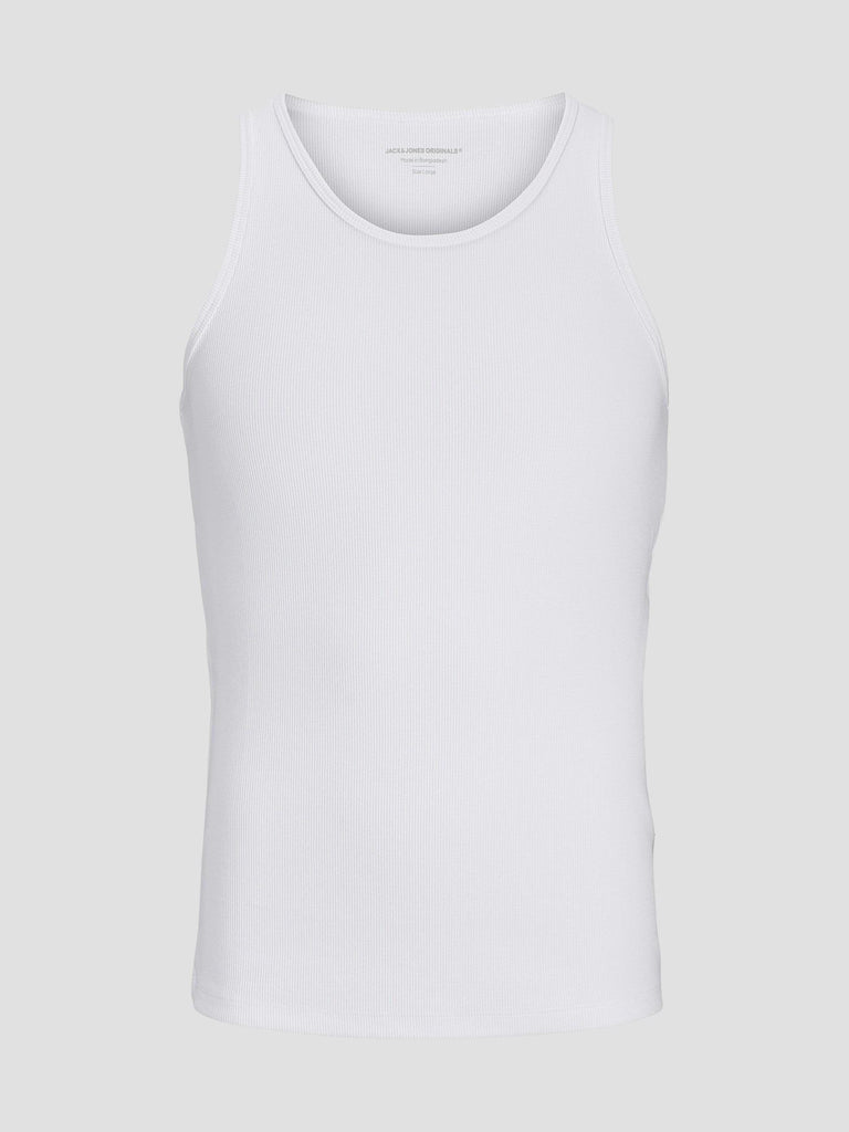JORISLINGTON RIB TANK TOP 12273156 BRIGHT WHITE JACK&JONES 