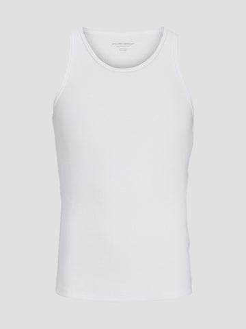 JORISLINGTON RIB TANK TOP 12273156 BRIGHT WHITE JACK&JONES 