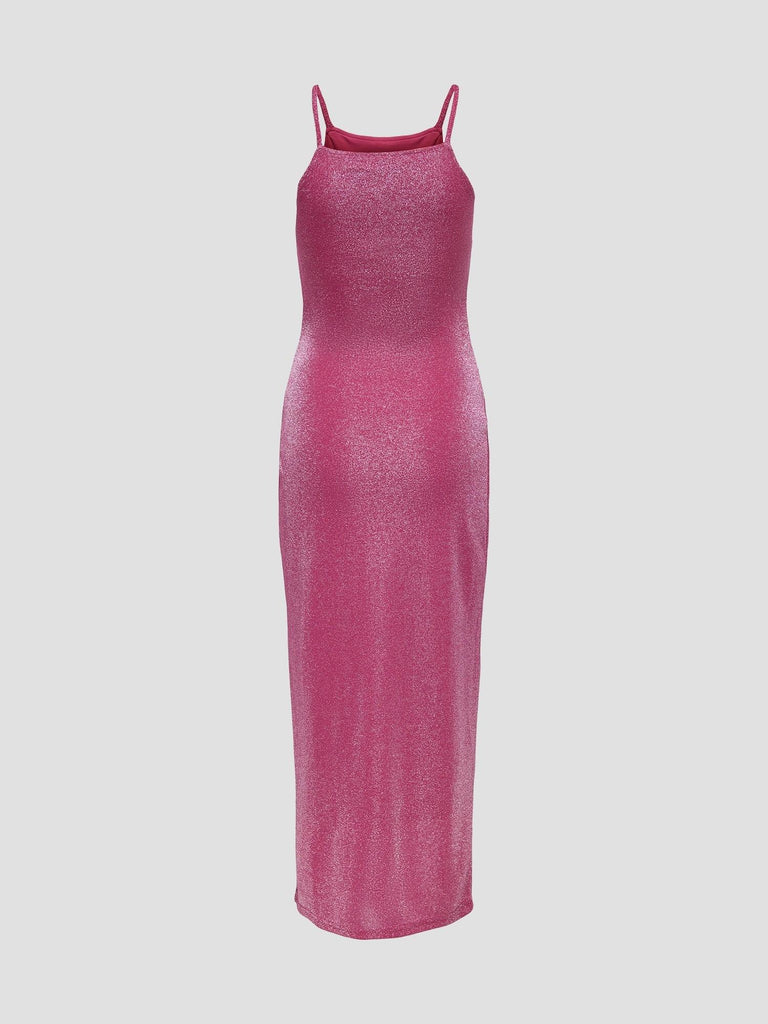 ONLCALLA S/L GLITTER DRESS JRS 15347985 BRIGHT ROSE ONLY 