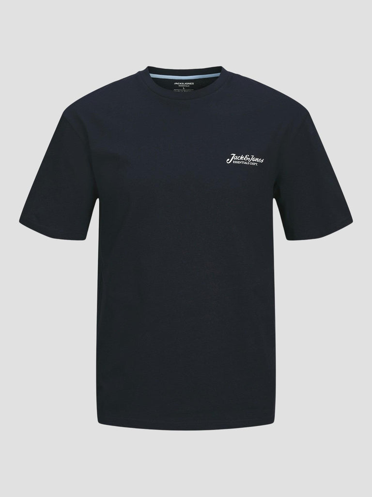 JJBEAU TEE SS FRONTPRINT CREW NECK LN 12275012 SKY CAPTAIN JACK&JONES 
