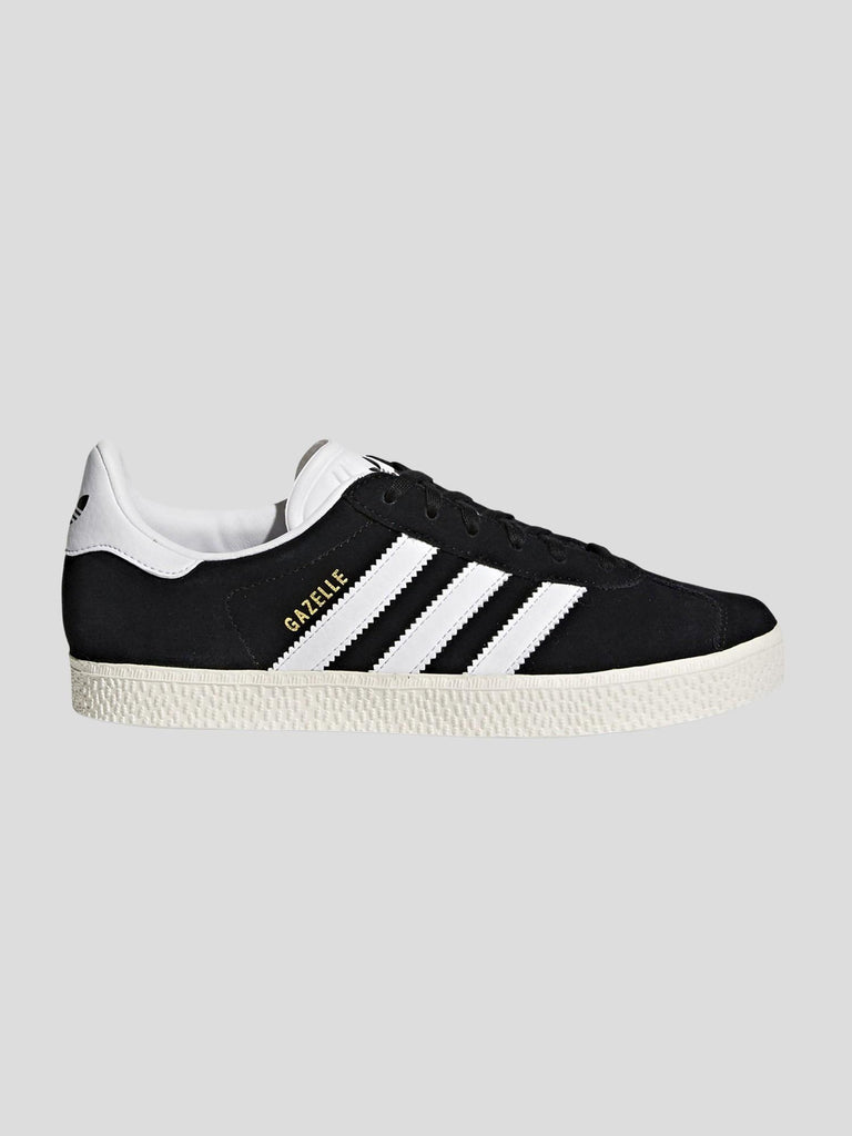 GAZELLE J BB2502 BLACK WHITE ADIDAS 